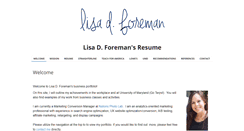 Desktop Screenshot of lisadforeman.com
